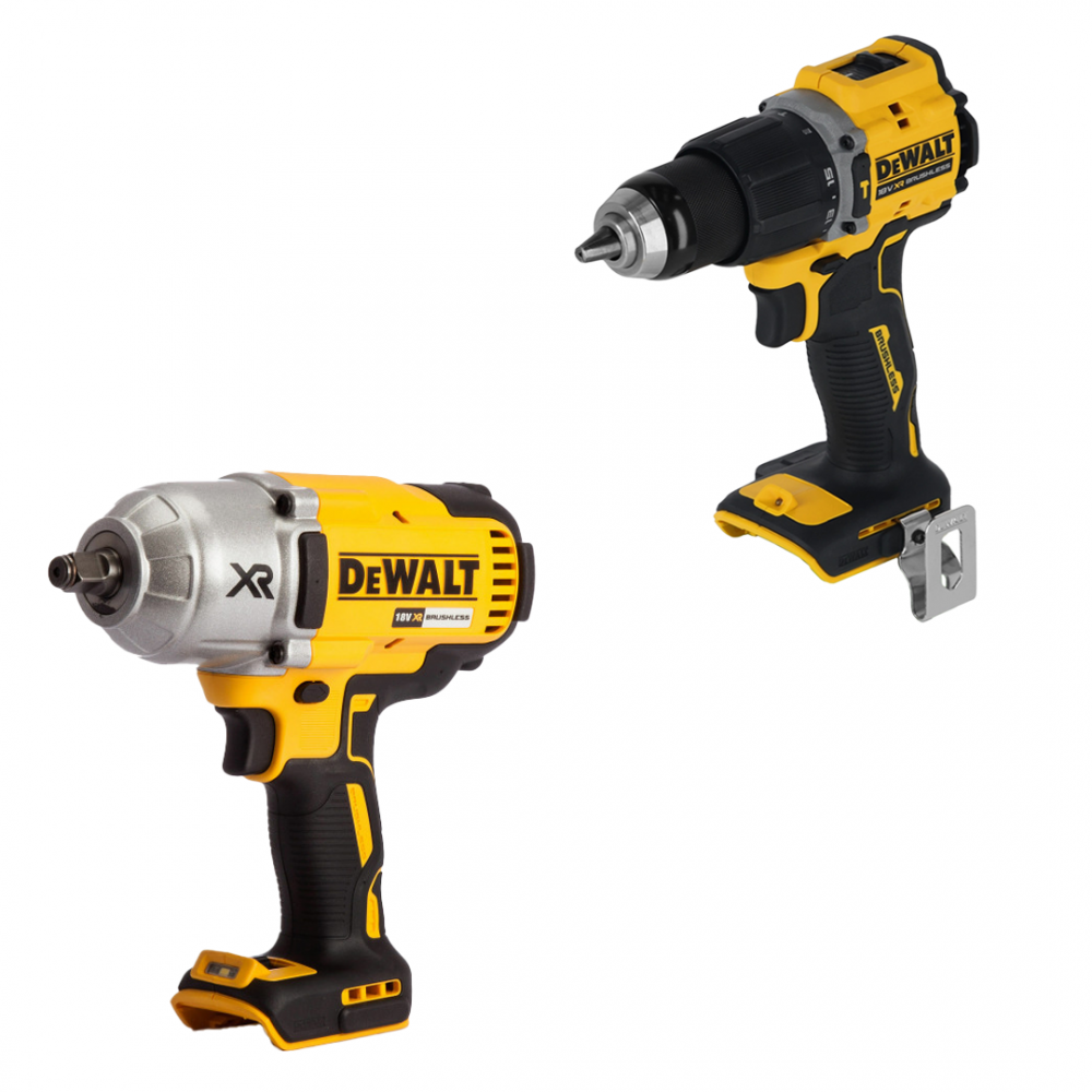 DCD799N DEWALT 18 V smūginis gręžtuvas-suktuvas