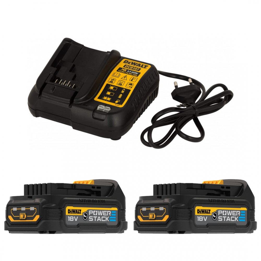 DCB107 DeWALT XR Li-Ion baterijų kroviklis
