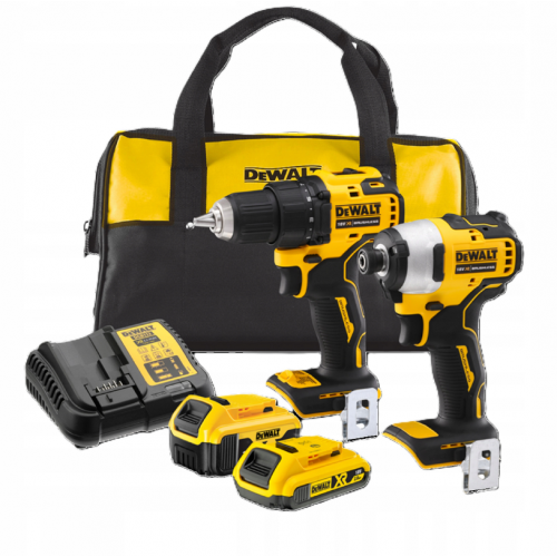 DCK2078MDR DeWALT 18V suktuvų rinkinys (1x4.0 Ah: 1x2.0 Ah)
