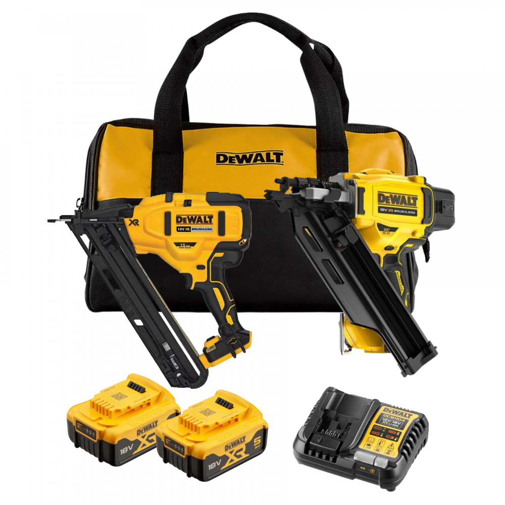 DCN950P2 + DCN650N DeWALT 18V viniakalių rinkinys (2x5.0 Ah)