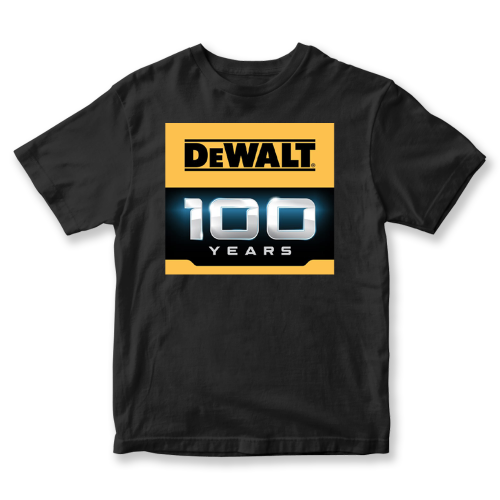 DWC100Y DeWALT Limited Edition 100 Years marškinėliai