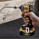 DCF850P2G DeWALT 18V kompaktiškas smūginis suktuvas (2x5.0 Ah)