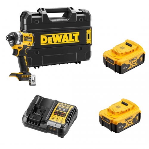 DCF860P2T DeWALT 18V smūginis suktuvas (2x5.0 Ah)