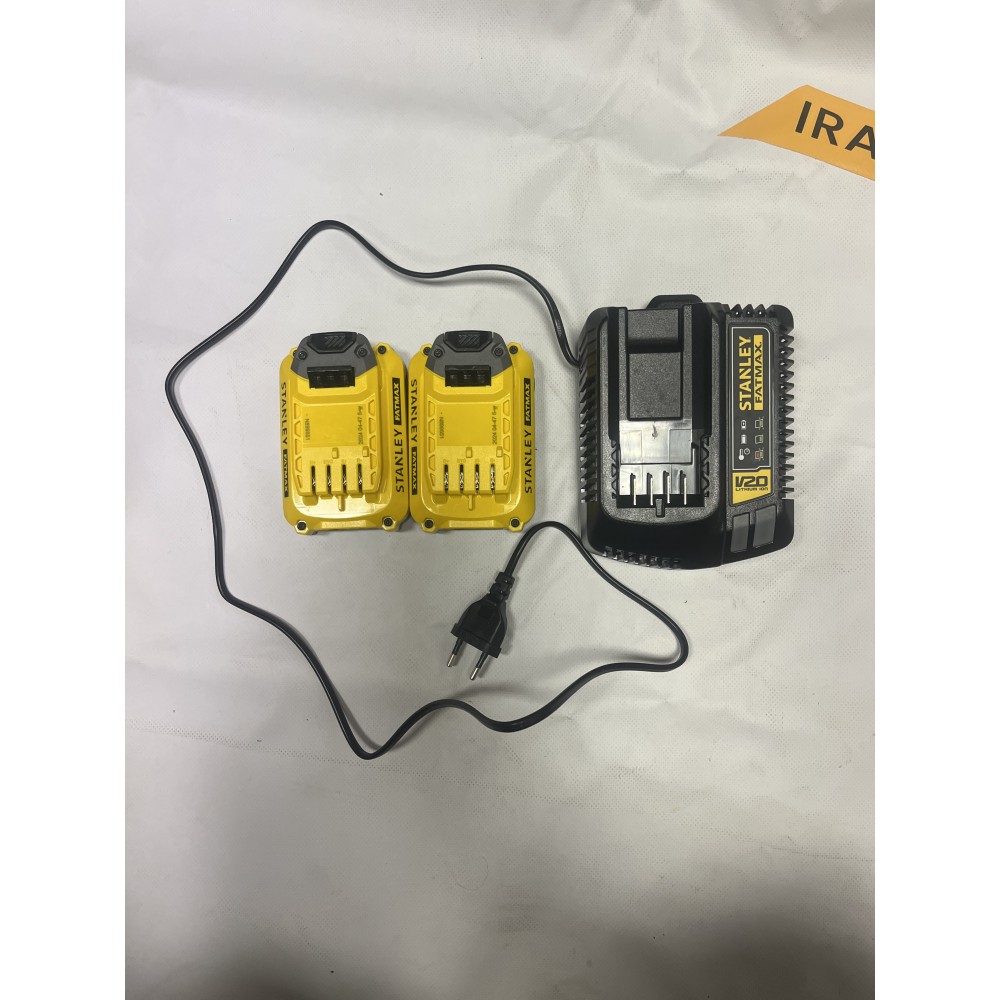 SFMCB12D2 Stanley FATMAX V20 kroviklio ir akumuliatorių rinkinys (2x2.0 Ah)
