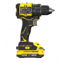 SFMCD714D1T Stanley FATMAX bešepetėlinis akumuliatorinis gręžtuvas-suktuvas (1×2.0 Ah + įkroviklis + Pro-Stack lagaminas)
