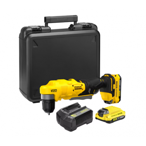 SFMCD750D2K Stanley FATMAX kampinis gręžtuvas 2 × 2.0Ah, lagaminas