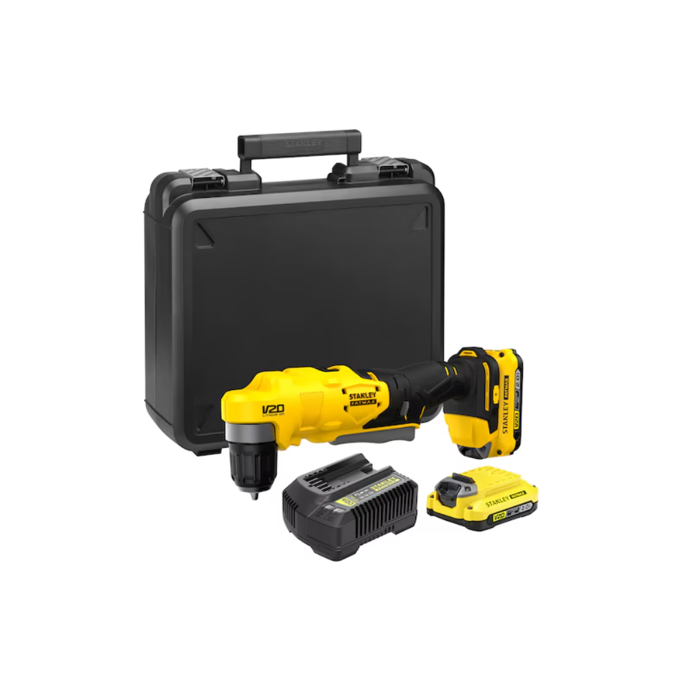 SFMCD750D2K Stanley FATMAX kampinis gręžtuvas 2 × 2.0Ah, lagaminas