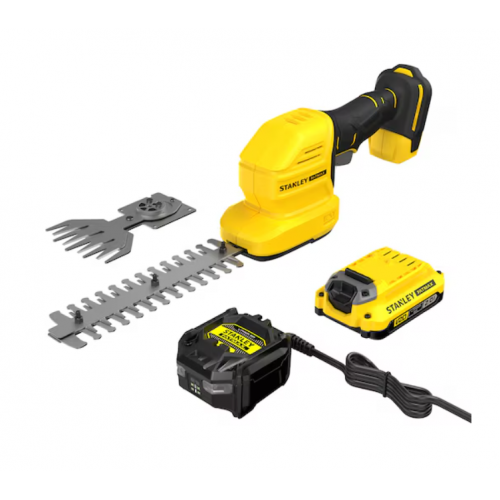 STCSS20D1 Stanley FATMAX V20 18V žirklių – krūmapjovės komplektas (2,0 Ah)