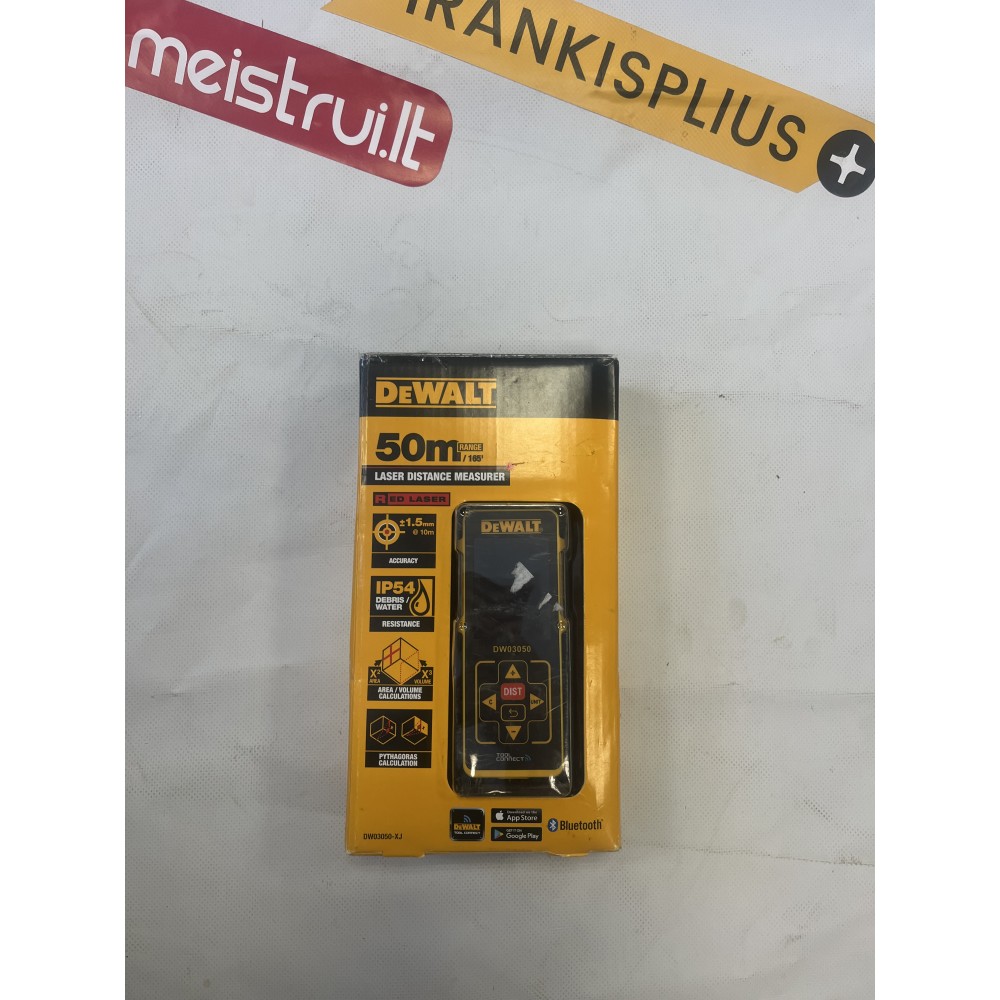 DeWALT Lazerinis atstumų matuoklis – 50 metrų | IrankisPlius.lt