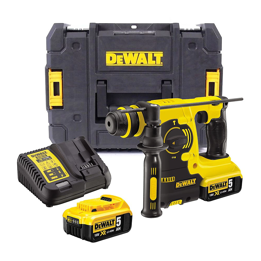 DCH253P2 DeWALT 18V SDS-Plus perforatorius (2x5.0 Ah)