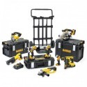 DCK892M4 DeWALT 18 V XR Li-Ion 5.0 Ah 8 ĮRANKIŲ RINKINYS + DeWALT daugiafuncinis įrankis