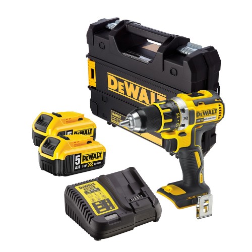 DCD790P2 DeWALT 18V suktuvas – gręžtuvas (2x5.0 Ah)