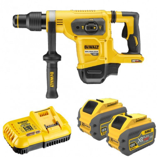 DCH481X2 DeWALT FLEXVOLT 54V perforatorius 40mm (2x9.0 Ah)