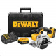 DCS373P2 DeWALT 18V diskinis pjūklas metalui (2x5.0 Ah)