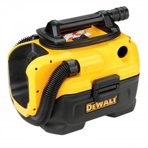 DCV584L DeWALT laidinis/akumuliatorinis 18V sauso/šlapio valymo dulkių siurblys