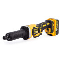 DCG426P2 DeWALT 18 V tiesinis šlifuoklis