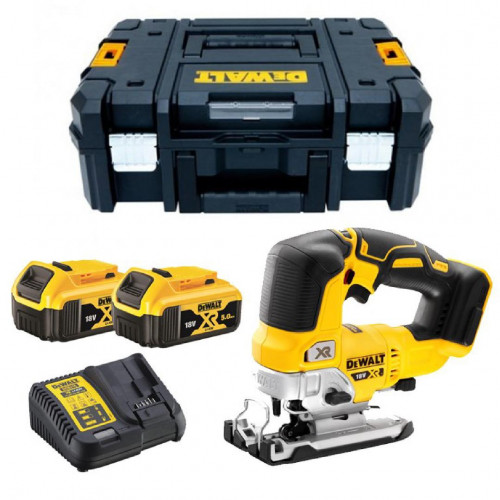 DCS334P2 DeWALT 18V siaurapjūklis (2x5.0 Ah)