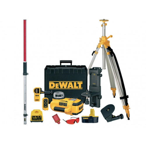 DW079PKH DeWALT Horizontalaus ir vertikalaus rotorinio gulsčiuko su lazeriu rinkinys