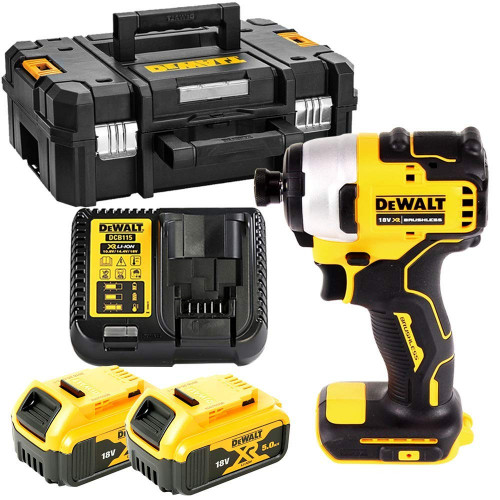 DCF809P2 DeWALT 18V smūginis suktuvas (2x5.0 Ah)