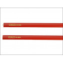 0-93-931 2 raudoni staliaus pieštukai
